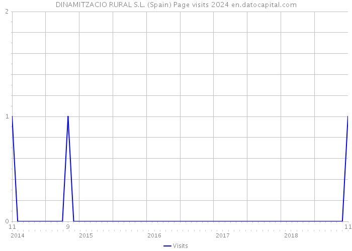 DINAMITZACIO RURAL S.L. (Spain) Page visits 2024 