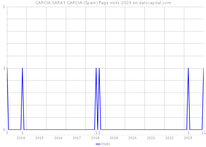 GARCIA SARAY GARCIA (Spain) Page visits 2024 