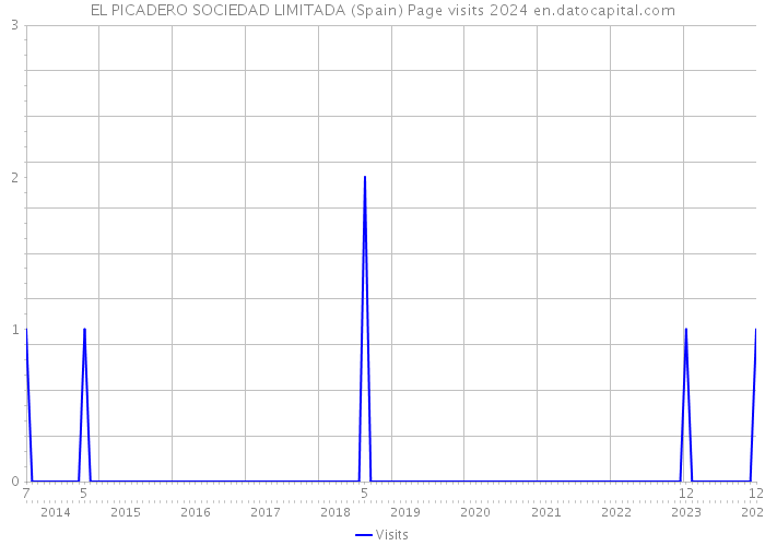 EL PICADERO SOCIEDAD LIMITADA (Spain) Page visits 2024 