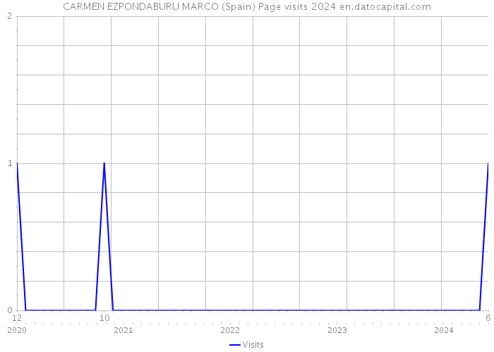 CARMEN EZPONDABURU MARCO (Spain) Page visits 2024 