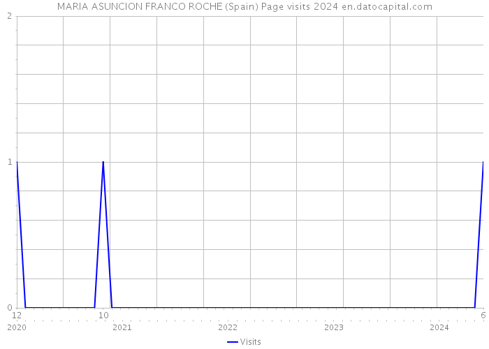 MARIA ASUNCION FRANCO ROCHE (Spain) Page visits 2024 