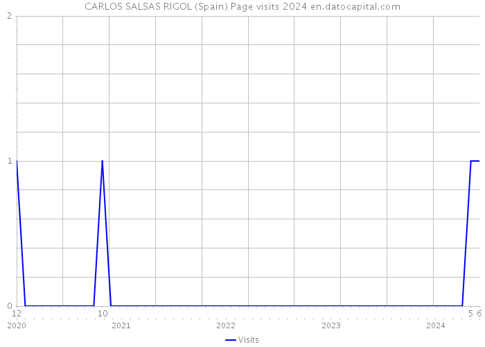 CARLOS SALSAS RIGOL (Spain) Page visits 2024 