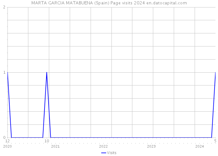 MARTA GARCIA MATABUENA (Spain) Page visits 2024 