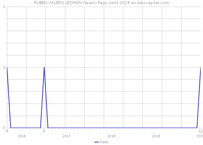 RUBEN VALERO LECHON (Spain) Page visits 2024 