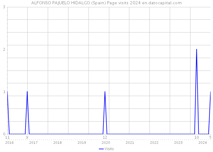 ALFONSO PAJUELO HIDALGO (Spain) Page visits 2024 