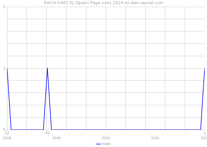 RAIXA KARS SL (Spain) Page visits 2024 