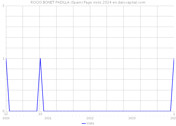 ROCIO BONET PADILLA (Spain) Page visits 2024 