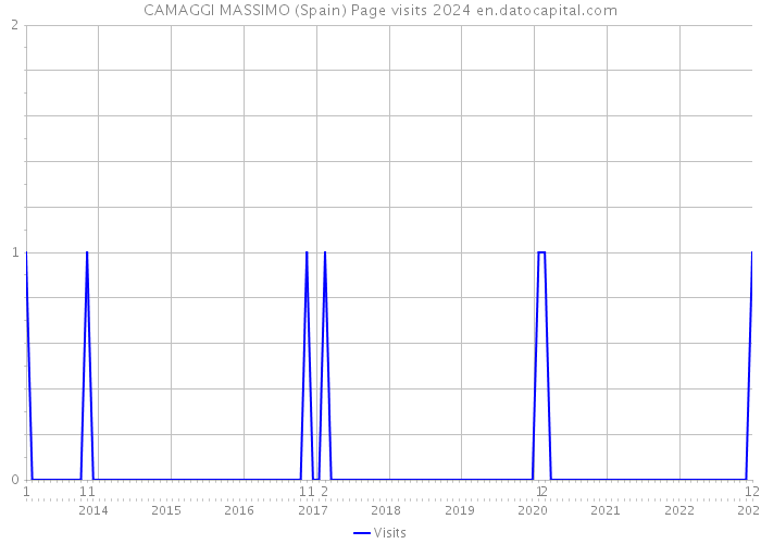 CAMAGGI MASSIMO (Spain) Page visits 2024 
