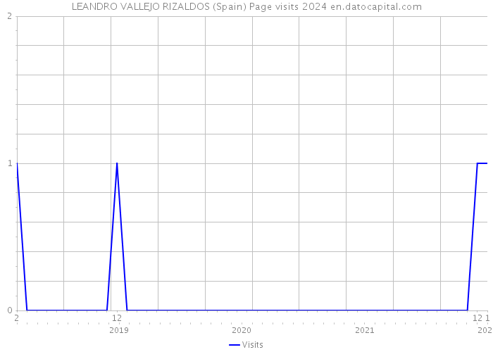 LEANDRO VALLEJO RIZALDOS (Spain) Page visits 2024 