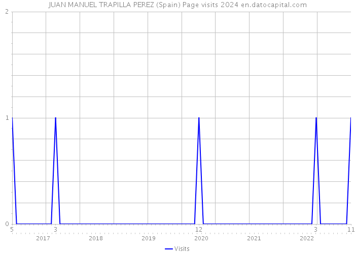 JUAN MANUEL TRAPILLA PEREZ (Spain) Page visits 2024 
