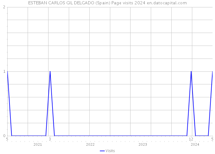 ESTEBAN CARLOS GIL DELGADO (Spain) Page visits 2024 