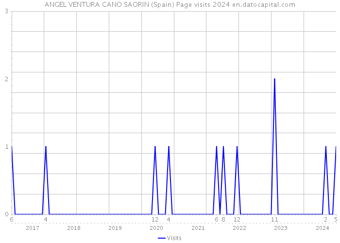 ANGEL VENTURA CANO SAORIN (Spain) Page visits 2024 