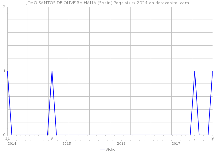 JOAO SANTOS DE OLIVEIRA HALIA (Spain) Page visits 2024 