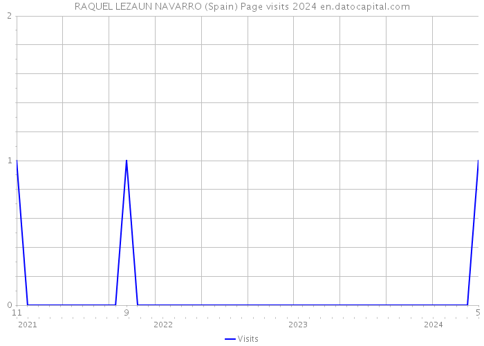 RAQUEL LEZAUN NAVARRO (Spain) Page visits 2024 