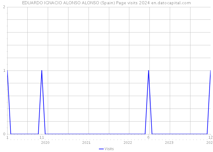 EDUARDO IGNACIO ALONSO ALONSO (Spain) Page visits 2024 