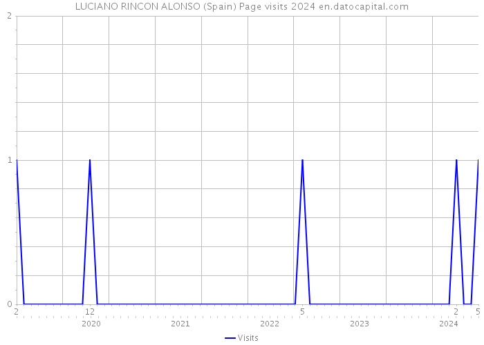 LUCIANO RINCON ALONSO (Spain) Page visits 2024 