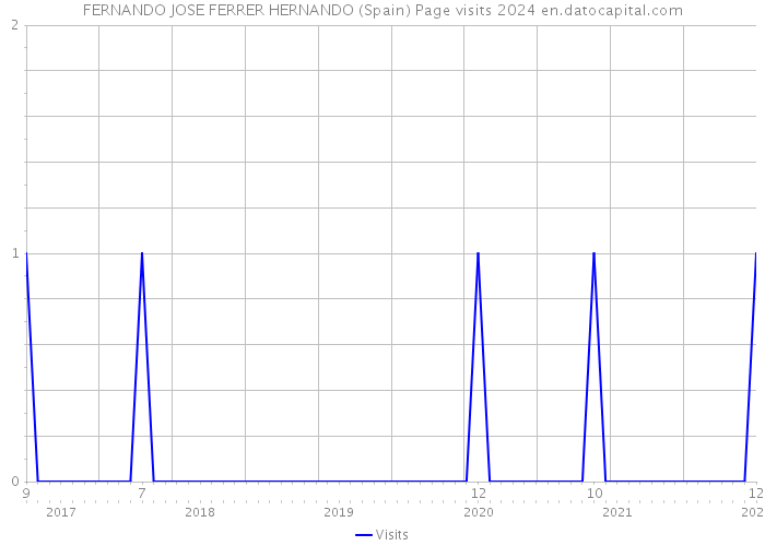 FERNANDO JOSE FERRER HERNANDO (Spain) Page visits 2024 