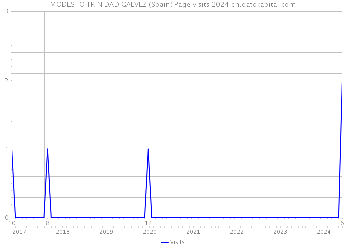 MODESTO TRINIDAD GALVEZ (Spain) Page visits 2024 