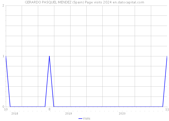 GERARDO PASQUEL MENDEZ (Spain) Page visits 2024 
