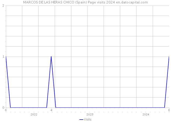 MARCOS DE LAS HERAS CHICO (Spain) Page visits 2024 