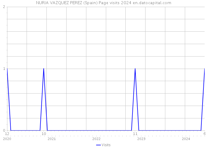 NURIA VAZQUEZ PEREZ (Spain) Page visits 2024 