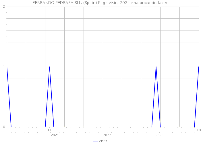 FERRANDO PEDRAZA SLL. (Spain) Page visits 2024 