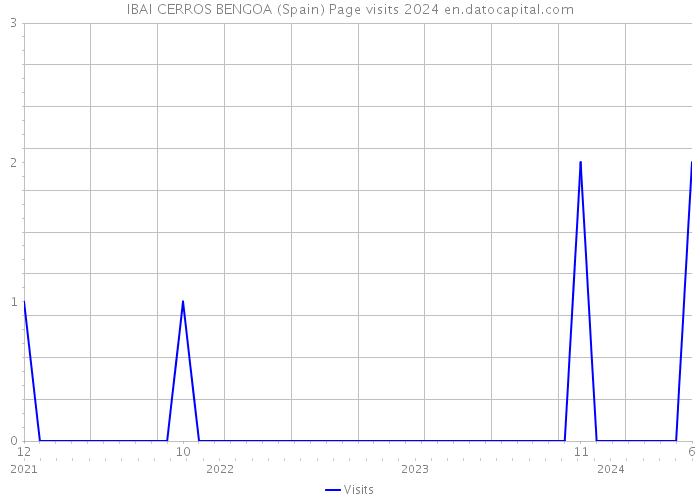 IBAI CERROS BENGOA (Spain) Page visits 2024 