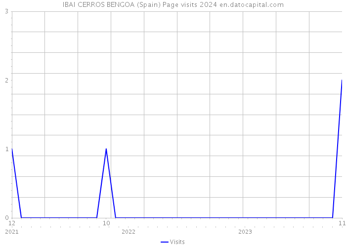 IBAI CERROS BENGOA (Spain) Page visits 2024 