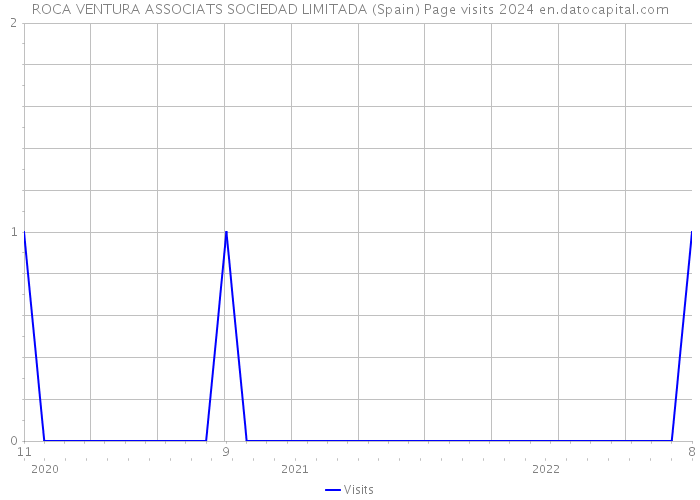 ROCA VENTURA ASSOCIATS SOCIEDAD LIMITADA (Spain) Page visits 2024 