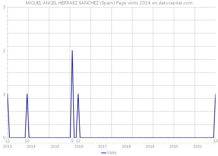 MIGUEL ANGEL HERRAEZ SANCHEZ (Spain) Page visits 2024 