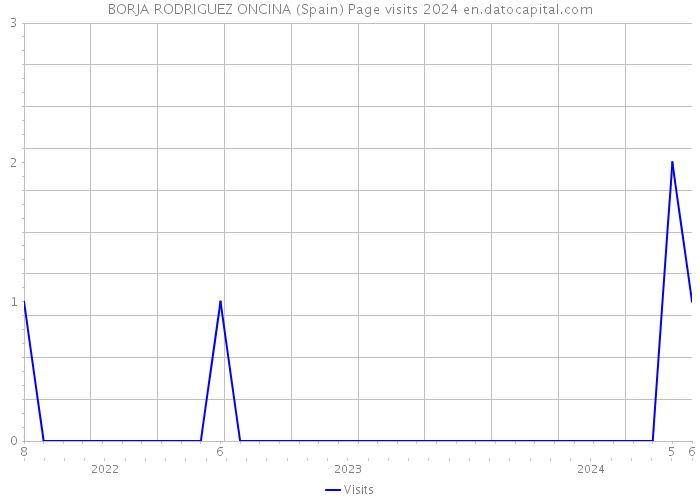 BORJA RODRIGUEZ ONCINA (Spain) Page visits 2024 