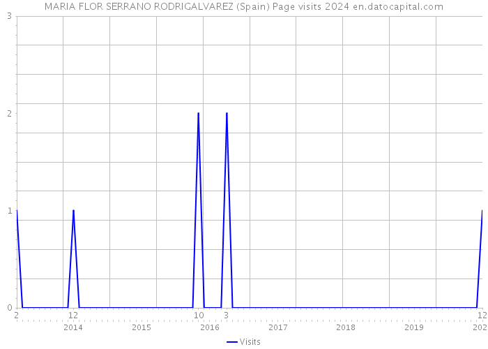 MARIA FLOR SERRANO RODRIGALVAREZ (Spain) Page visits 2024 