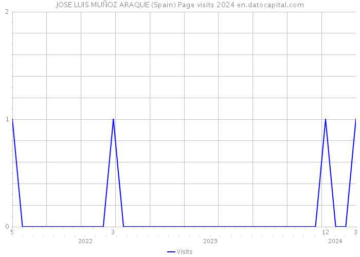 JOSE LUIS MUÑOZ ARAQUE (Spain) Page visits 2024 