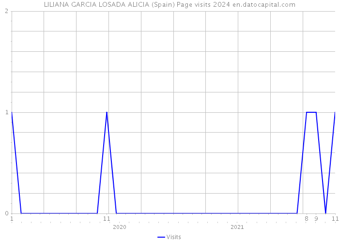 LILIANA GARCIA LOSADA ALICIA (Spain) Page visits 2024 