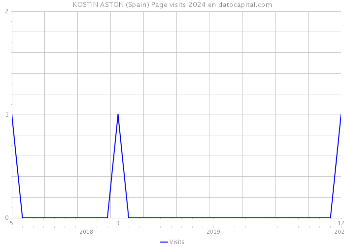KOSTIN ASTON (Spain) Page visits 2024 
