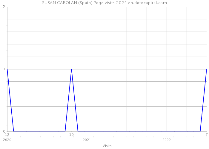 SUSAN CAROLAN (Spain) Page visits 2024 