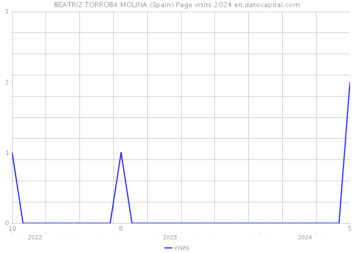 BEATRIZ TORROBA MOLINA (Spain) Page visits 2024 