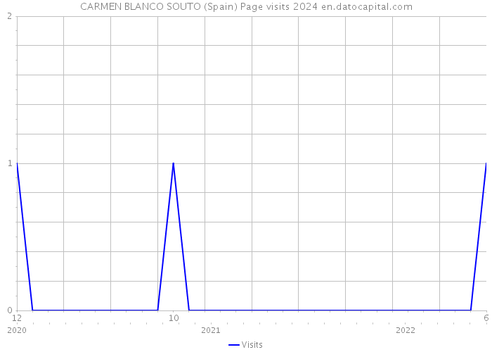 CARMEN BLANCO SOUTO (Spain) Page visits 2024 