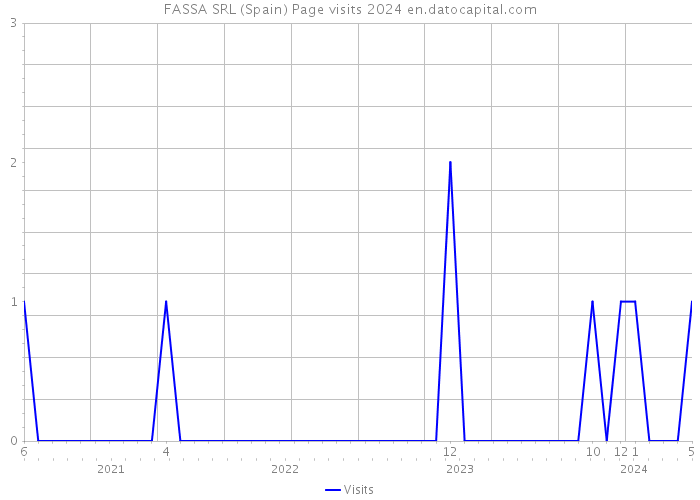 FASSA SRL (Spain) Page visits 2024 