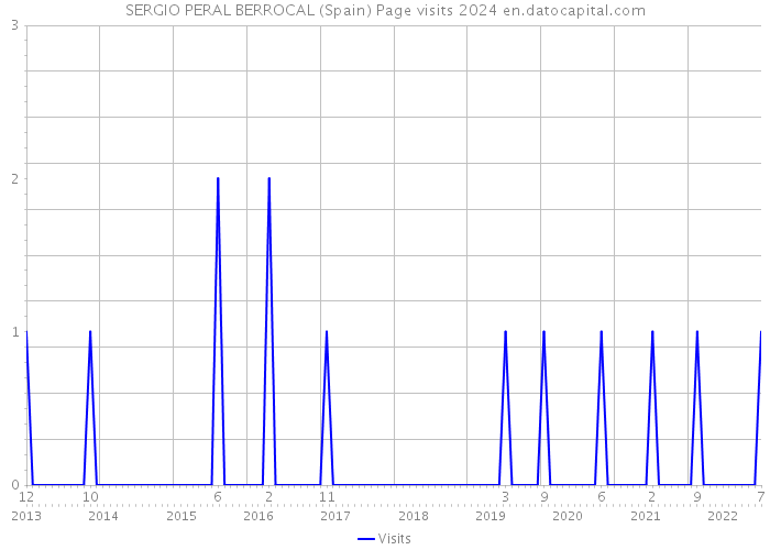 SERGIO PERAL BERROCAL (Spain) Page visits 2024 