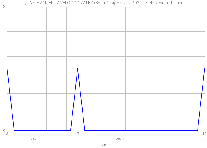 JUAN MANUEL RAVELO GONZALEZ (Spain) Page visits 2024 