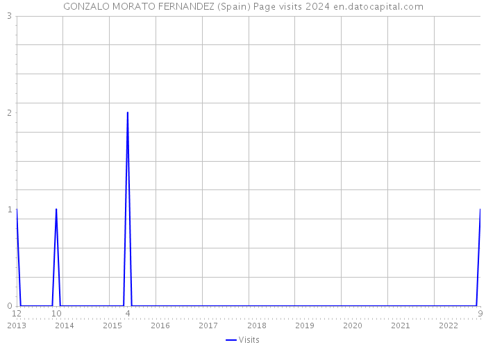 GONZALO MORATO FERNANDEZ (Spain) Page visits 2024 