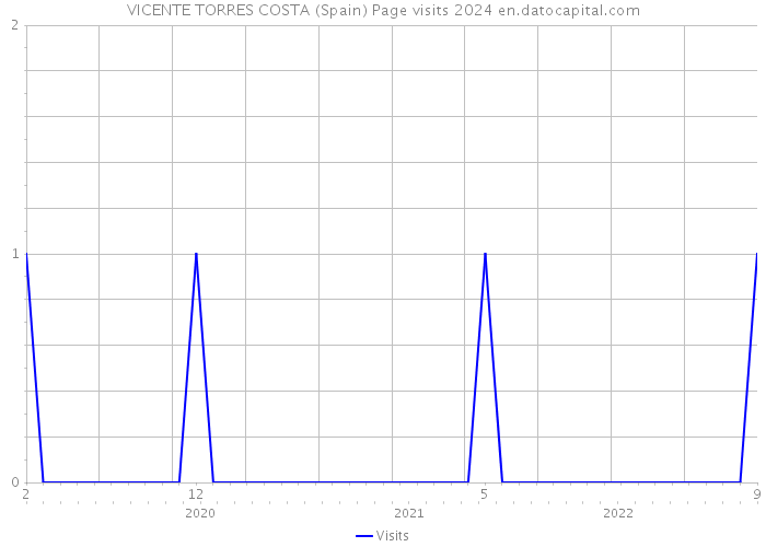 VICENTE TORRES COSTA (Spain) Page visits 2024 