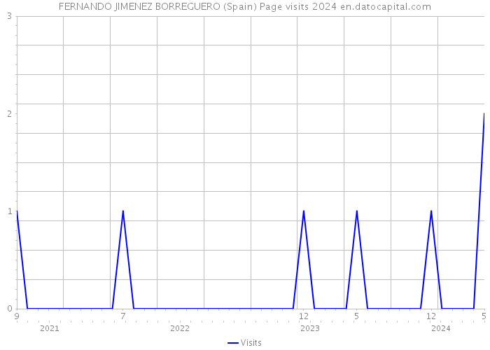 FERNANDO JIMENEZ BORREGUERO (Spain) Page visits 2024 