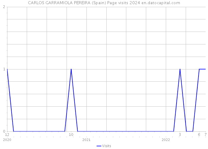 CARLOS GARRAMIOLA PEREIRA (Spain) Page visits 2024 