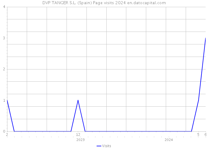 DVP TANGER S.L. (Spain) Page visits 2024 