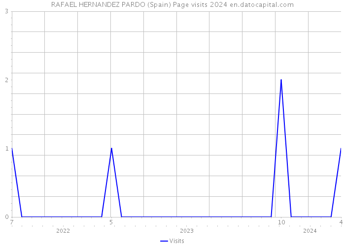 RAFAEL HERNANDEZ PARDO (Spain) Page visits 2024 