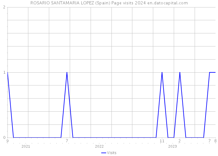 ROSARIO SANTAMARIA LOPEZ (Spain) Page visits 2024 