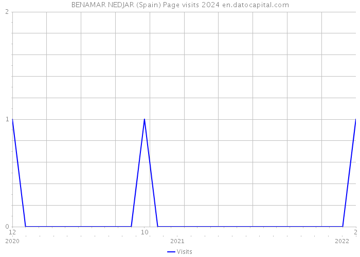 BENAMAR NEDJAR (Spain) Page visits 2024 