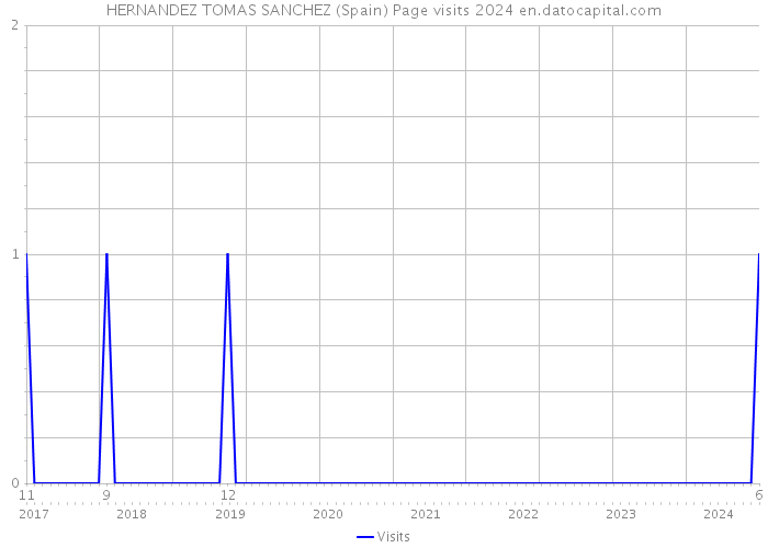 HERNANDEZ TOMAS SANCHEZ (Spain) Page visits 2024 